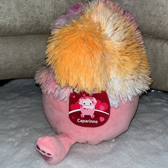 ON HOLD 👣Squishmallows Caparinne Pink Bigfoot Valentine’s 💞Headband HTF NWT 10" - Picture 4 of 9